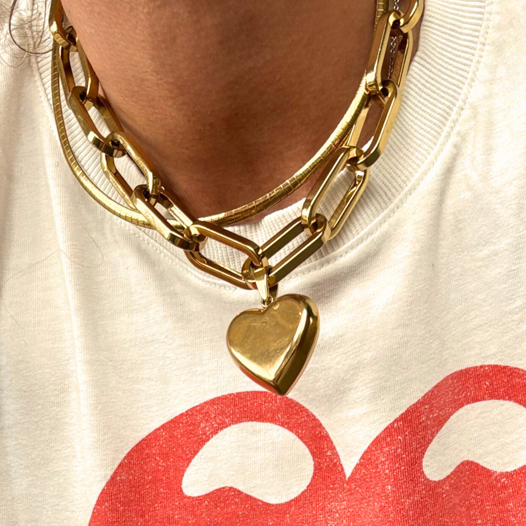 Small Snake ketting Goud
