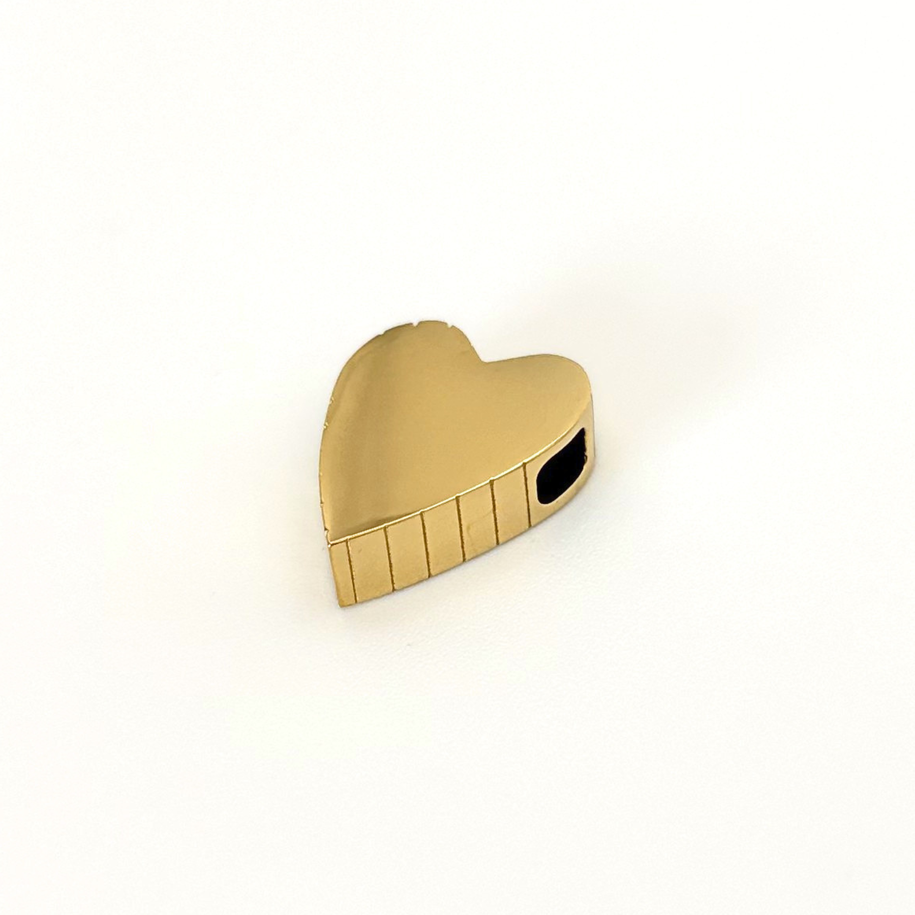 Identity Heart Charm White