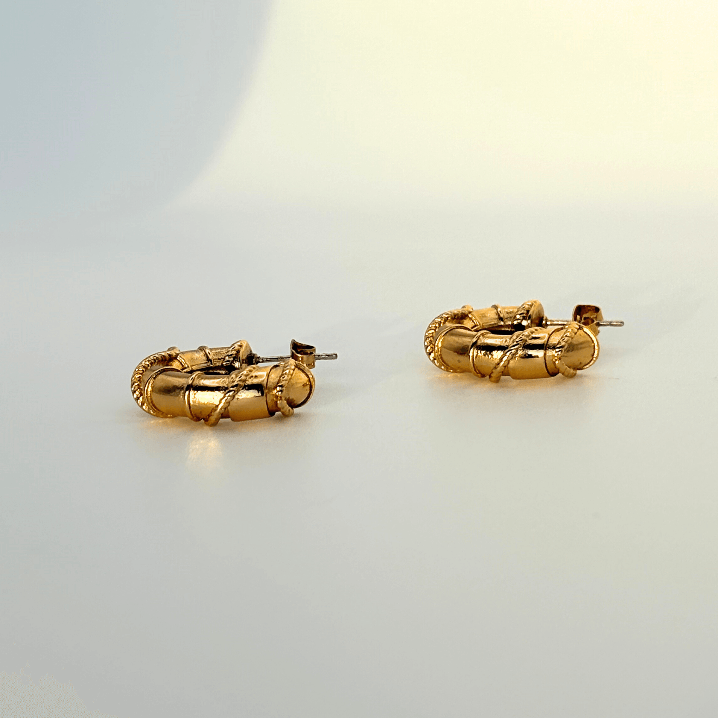 Bamboe oorringen - Oorbellen - BANDIT JEWEL JUNKIE