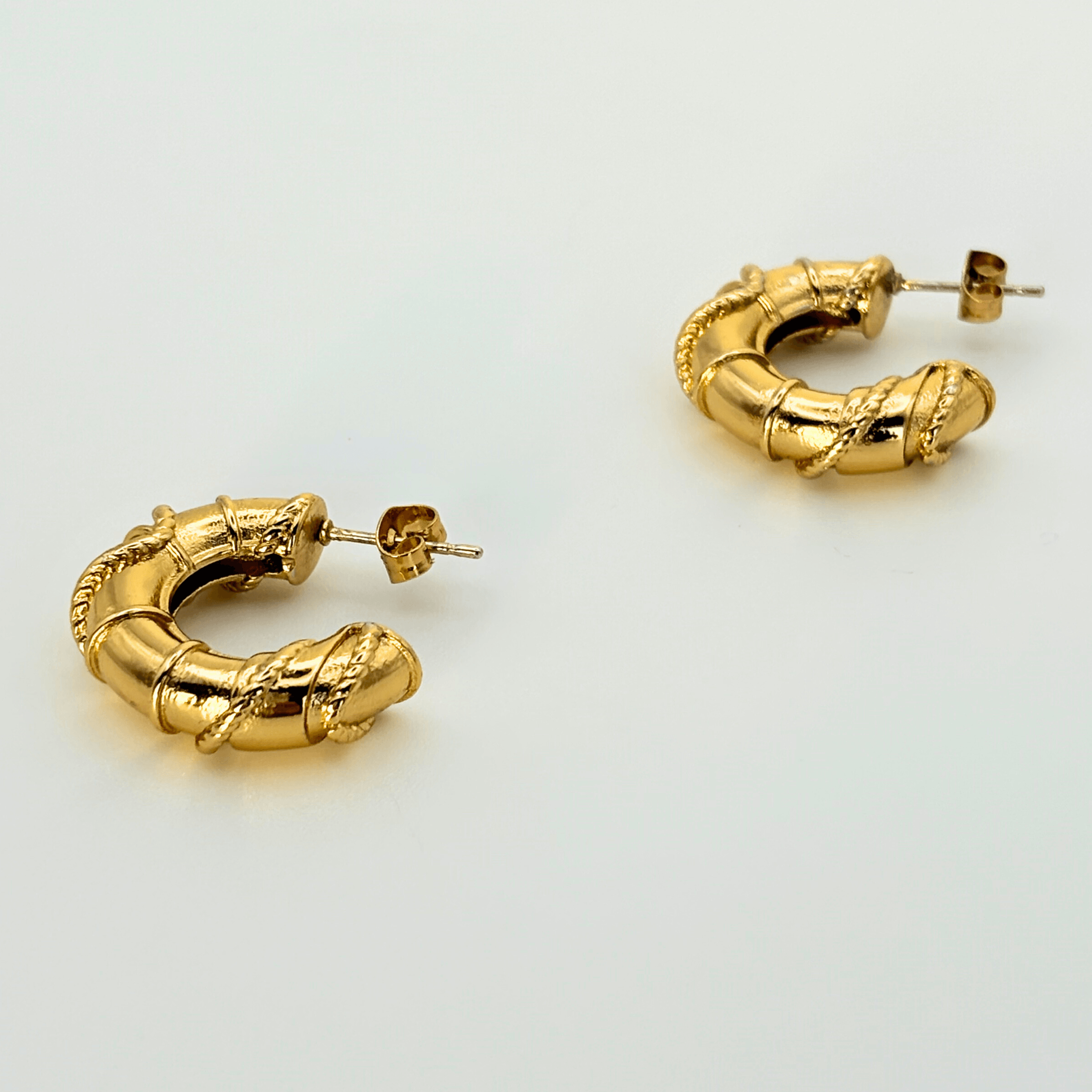 Bamboe oorringen - Oorbellen - BANDIT JEWEL JUNKIE