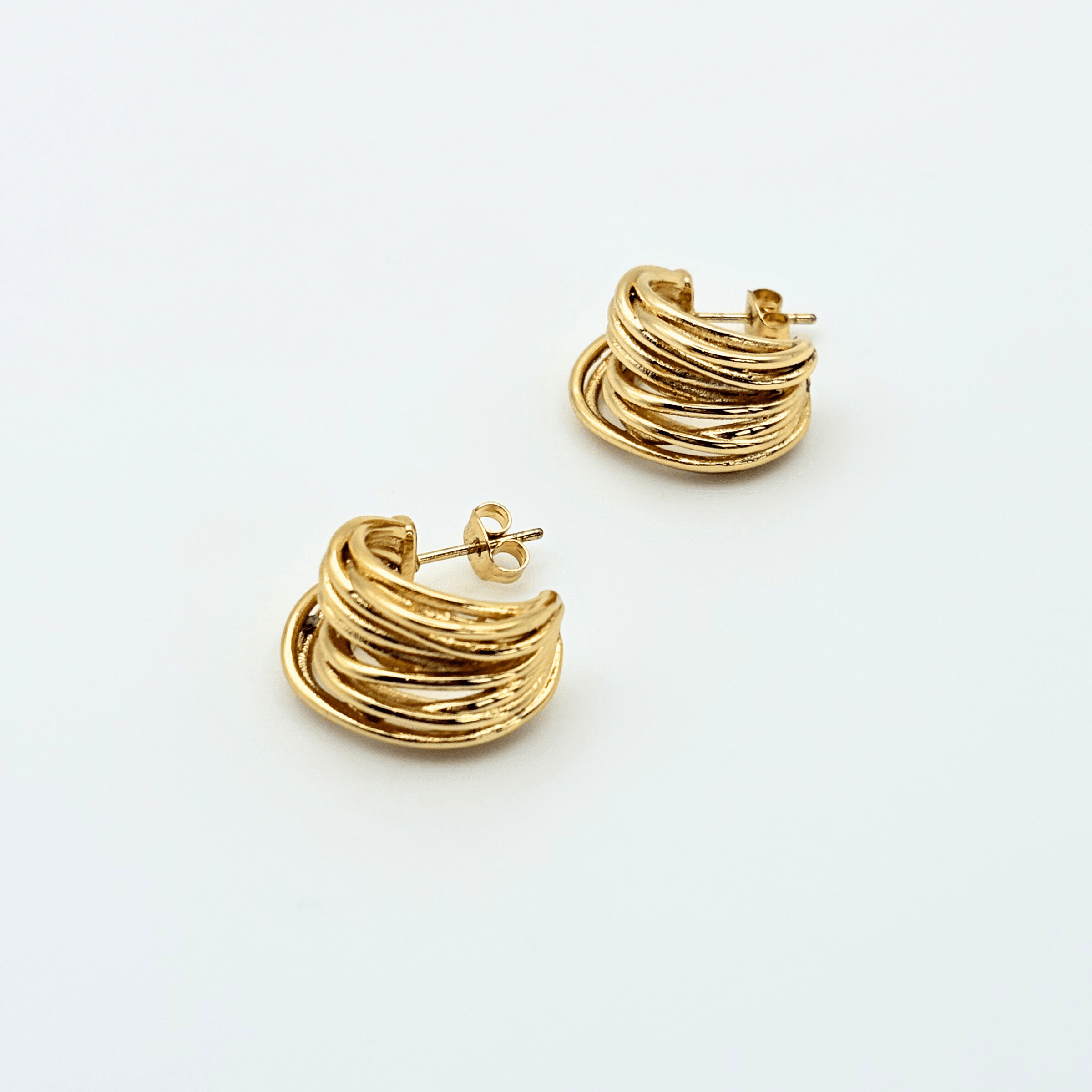 Wavy oorringen - Oorbellen - BANDIT JEWEL JUNKIE