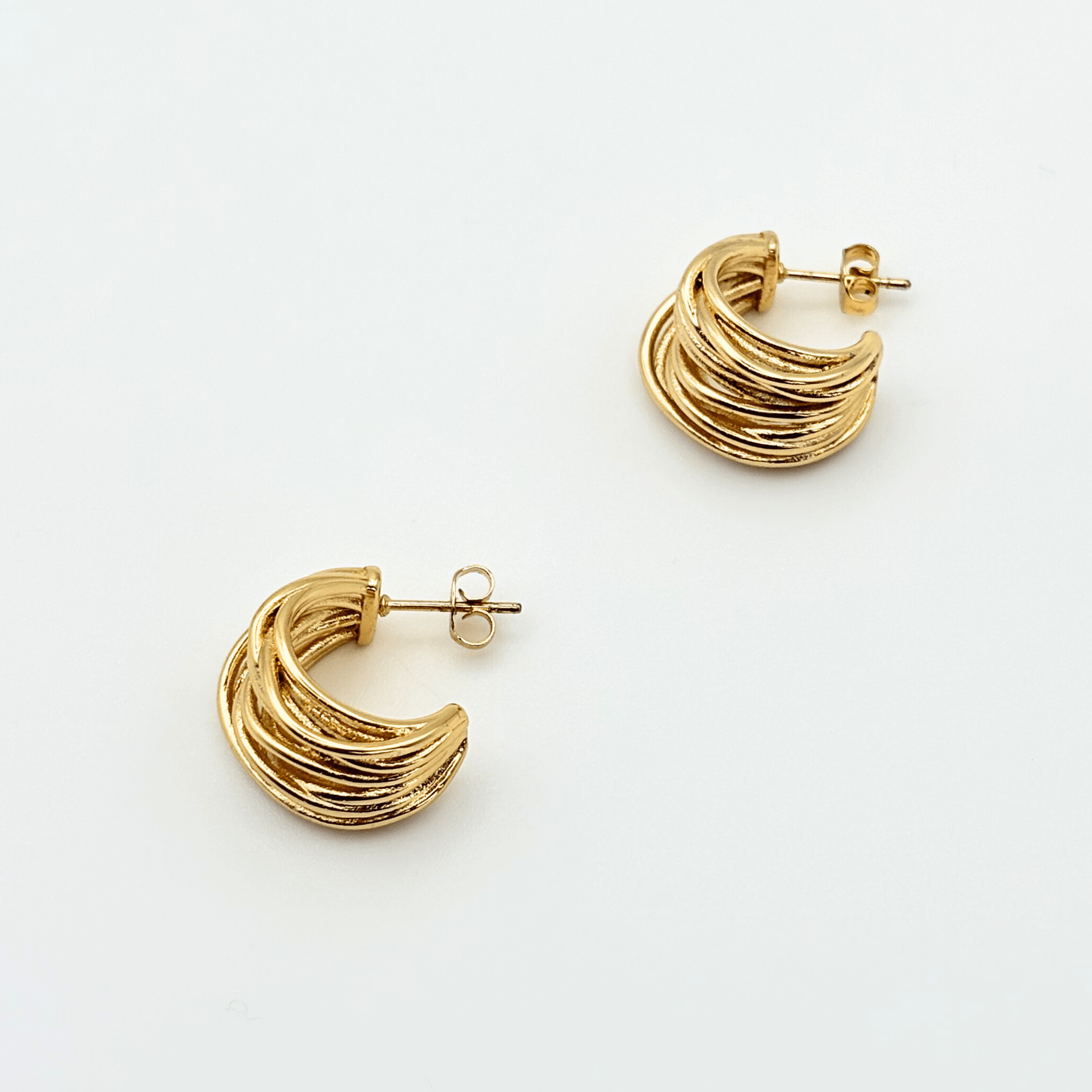 Wavy oorringen - Oorbellen - BANDIT JEWEL JUNKIE