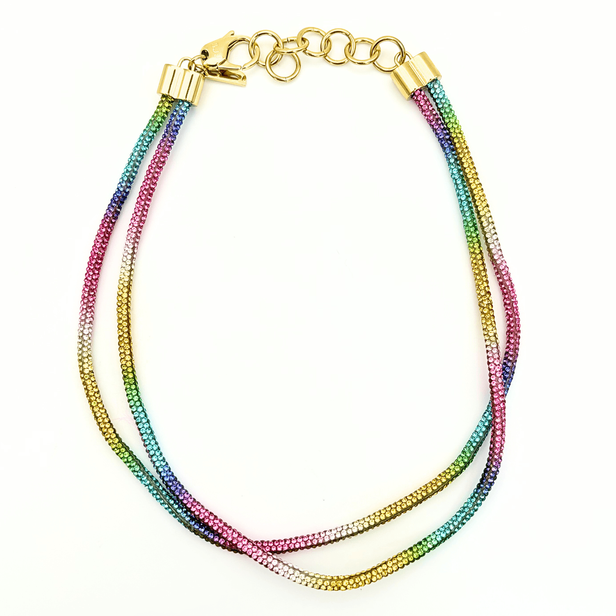 Disco Rainbow ketting - Ketting - BANDIT JEWEL JUNKIE