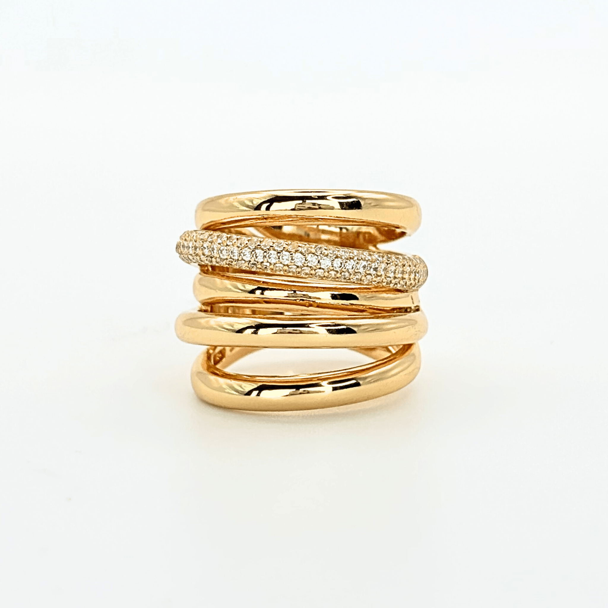 KISS RING GOUD - Ring - BANDIT JEWEL JUNKIE
