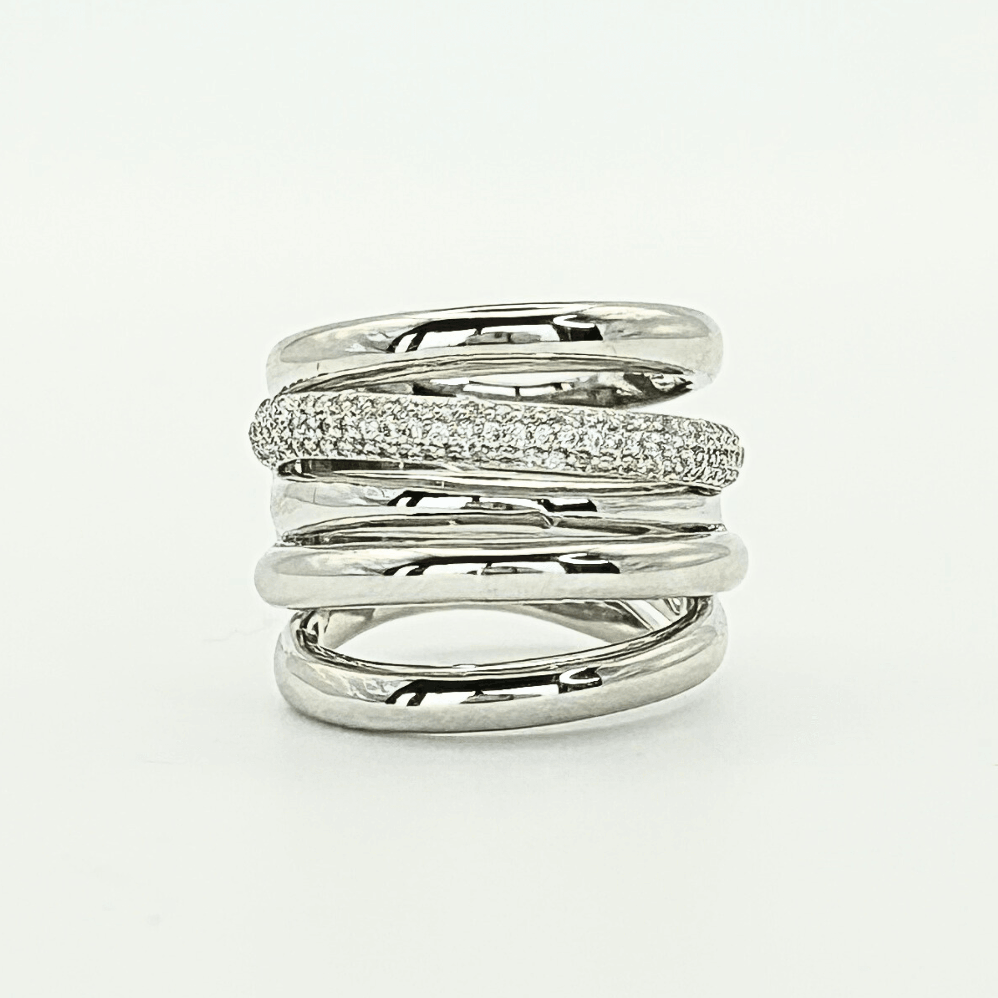 KISS RING SILVER - Ring - BANDIT JEWEL JUNKIE