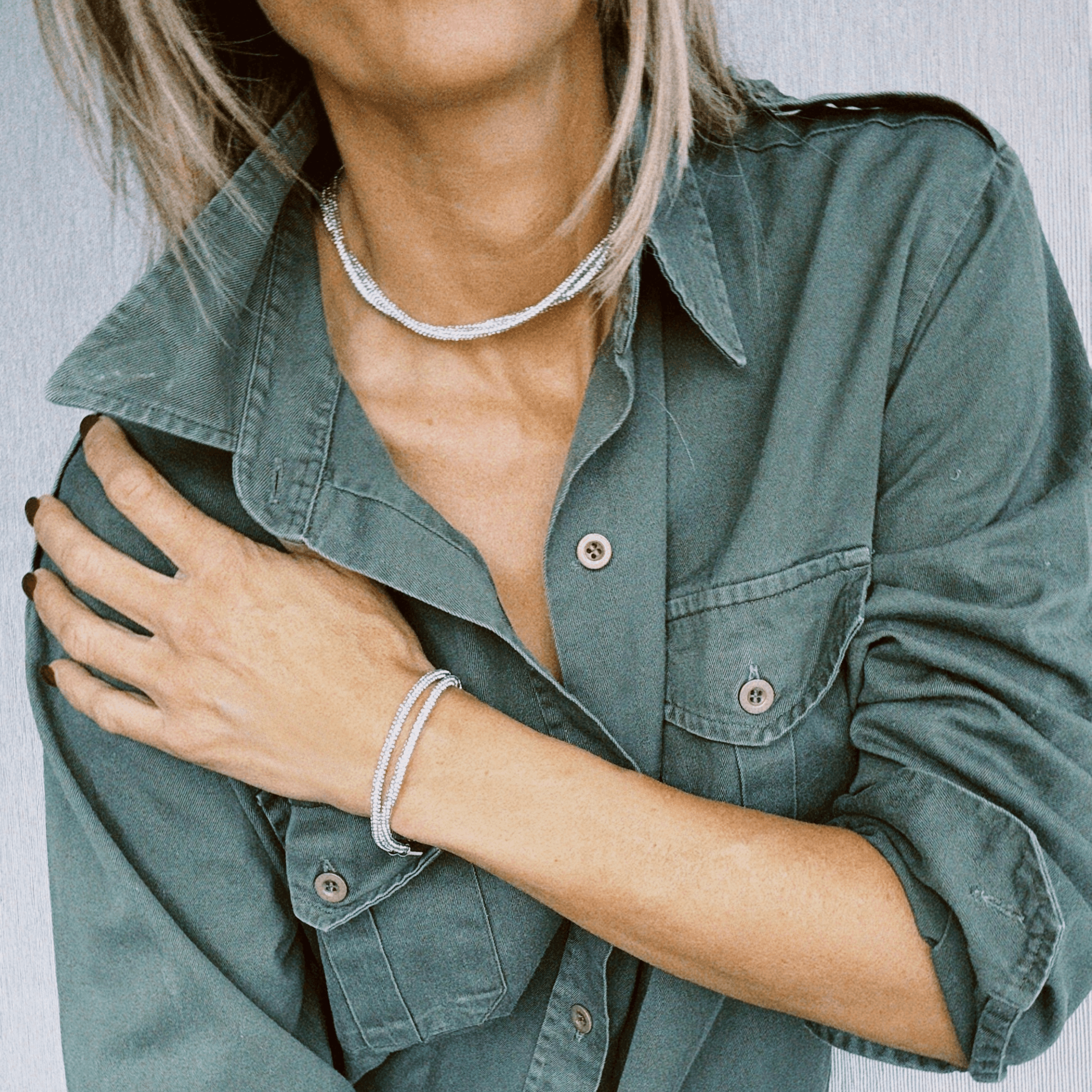 Disco diamond ketting - Ketting - BANDIT JEWEL JUNKIE